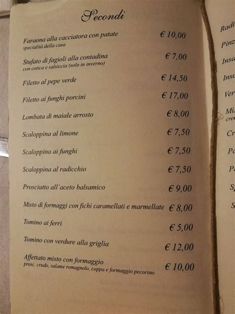 miseria prada menu|La Miseria .